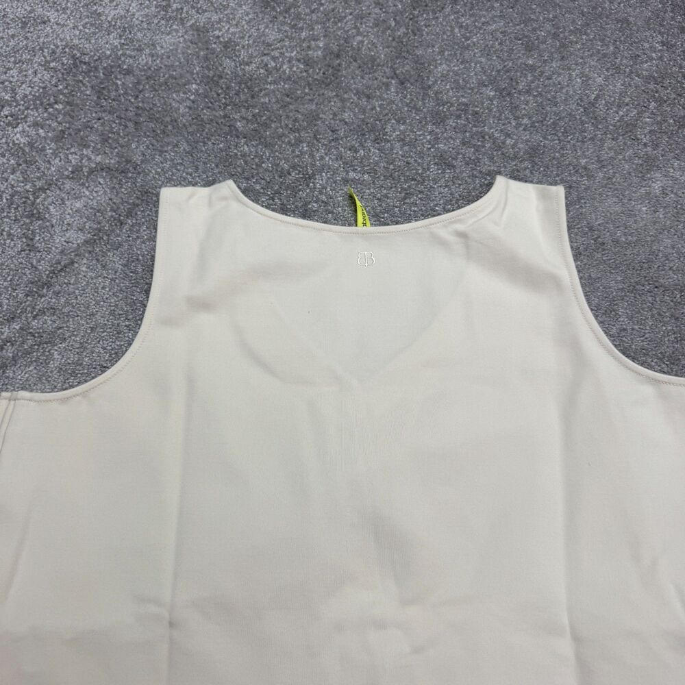 Betabrand Admiral Button Shift Dress Womens XL Ivory Sleeveless Pockets NWT - Picture 7 of 16